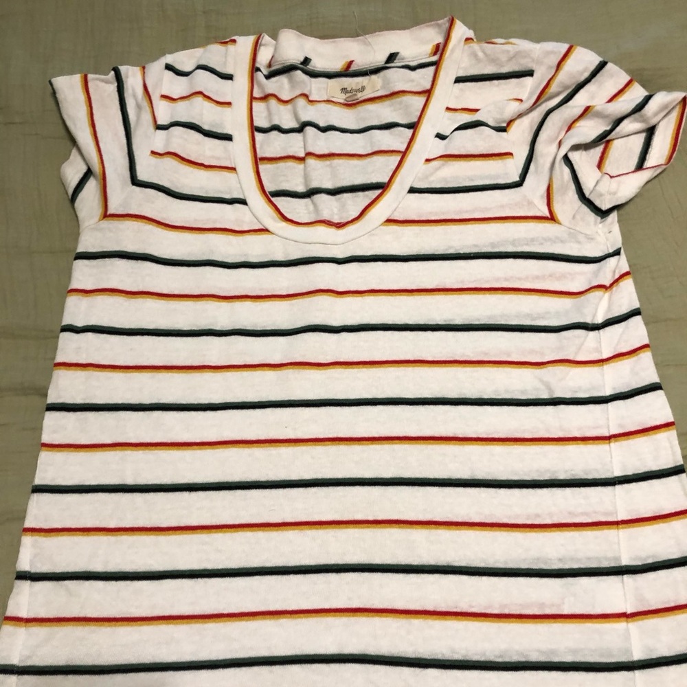 Madewell scoop neck tee